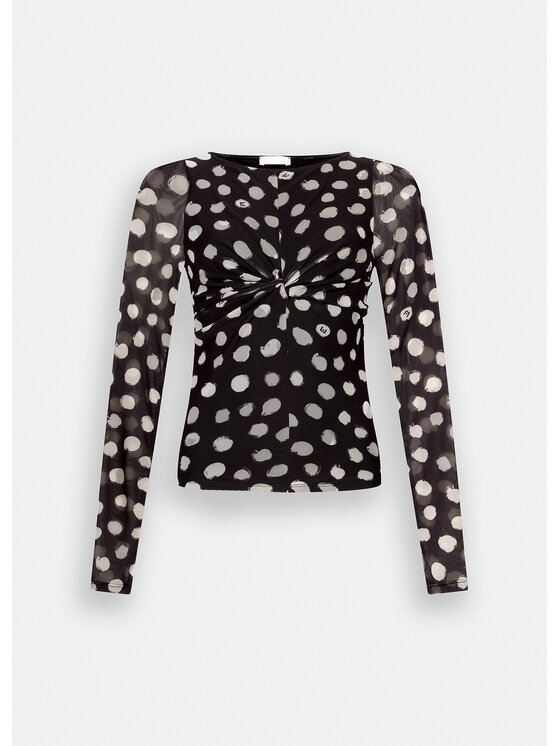 Liu Jo Liu Jo T-shirt UF5269JS007M9169 Nero Slim Fit