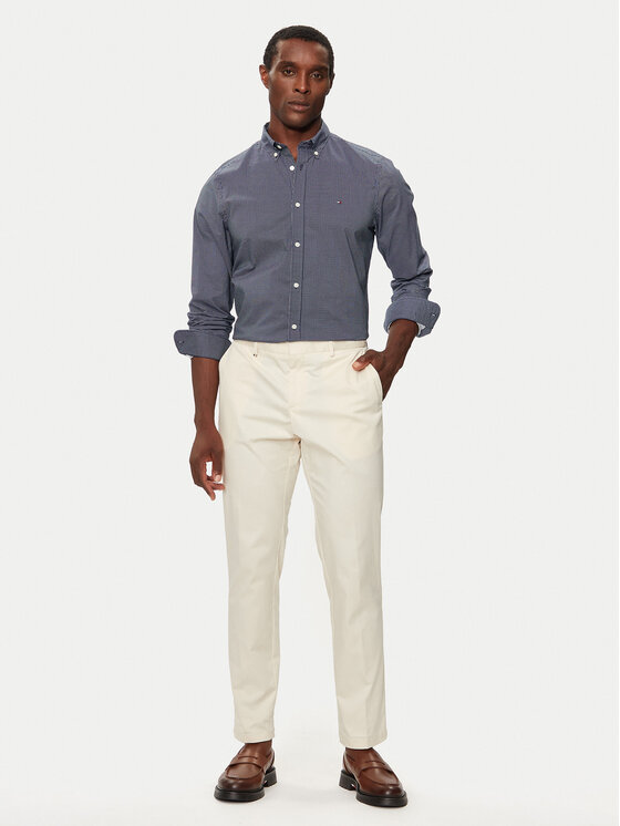 Tommy Hilfiger Tommy Hilfiger Πουκάμισο MW0MW34571 Σκούρο μπλε Slim Fit