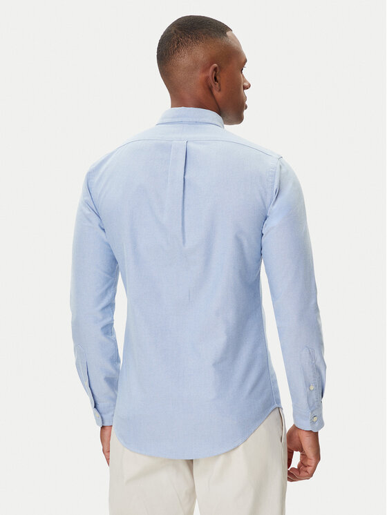 Polo Ralph Lauren Polo Ralph Lauren Marškiniai Classics 710767444001 Mėlyna Slim Fit