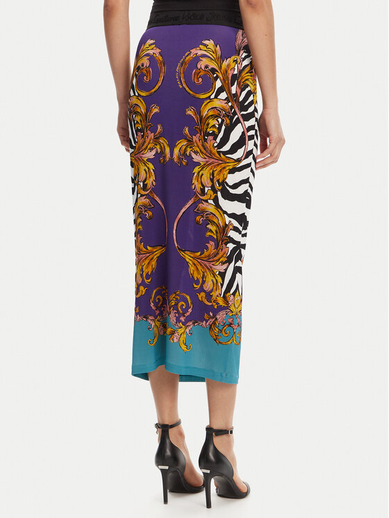 Versace Jeans Couture Versace Jeans Couture Ceruzaszoknya 78HAE8P6 Lila Slim Fit
