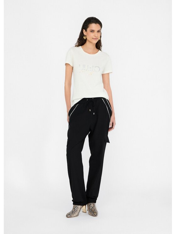Liu Jo Liu Jo T-shirt TF5287JS923M9844 Bianco Regular Fit