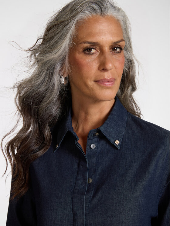 Elena Mirò Elena Mirò Camicia 5410P000265N034 Blu Regular Fit