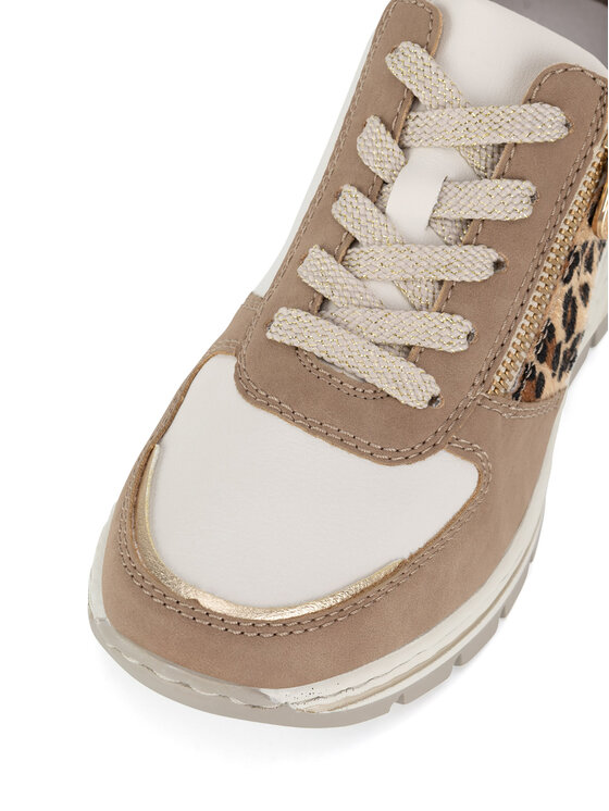 Rieker Rieker Sneakersy N8308-64 Beżowy