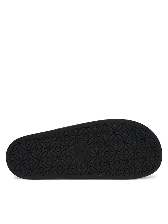 Tommy Jeans Tommy Jeans Klapki Tjw Comfort Slides Washed Denim EN0EN02898 Czarny