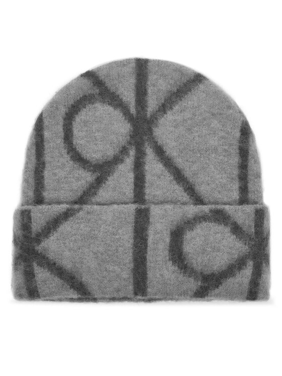 Calvin Klein Calvin Klein Čepice Emblem Aop Brushed LV04D8071G Šedá