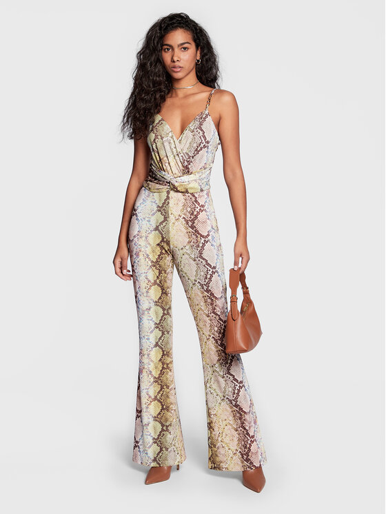 Guess Guess Jumpsuit W3RD87 KBEL2 Verde Regular Fit