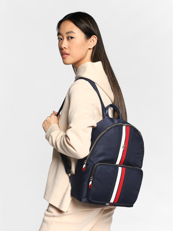 Tommy Hilfiger Tommy Hilfiger Σακίδιο Poppy Backpack AW0AW13170 Σκούρο μπλε