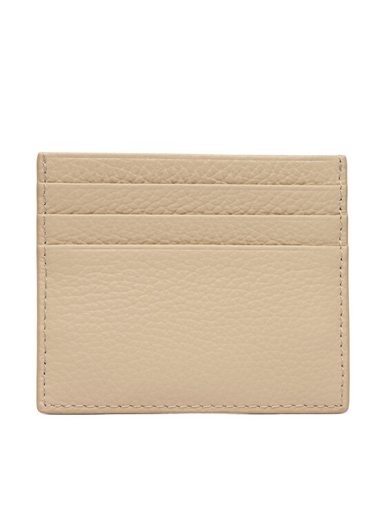 Coccinelle Coccinelle Etui na karty kredytowe MW5 Metallic Soft E2 MW5 12 95 01 Beżowy