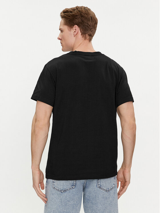 Calvin Klein Swimwear Calvin Klein Swimwear T-shirt KM0KM00971 Crna Regular Fit