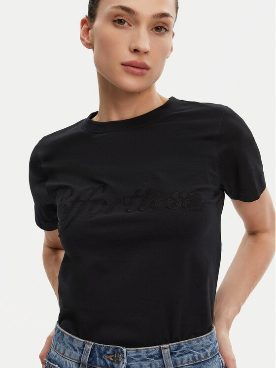 Silvian Heach Silvian Heach T-särk GPP25110TS Must Regular Fit