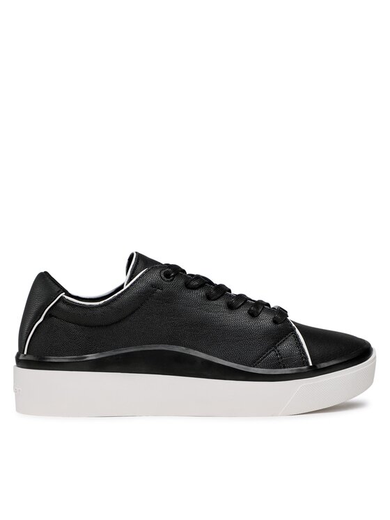 Calvin Klein Tenisice Cupsole Wave Lace Up HW0HW01349 Crna