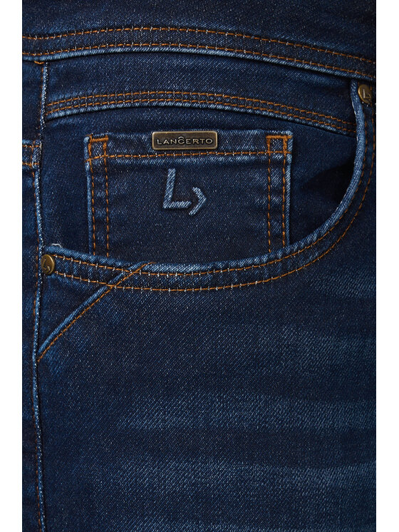 Lancerto Lancerto Spodnie materiałowe Ignazio SP113225000017 Granatowy Slim Fit