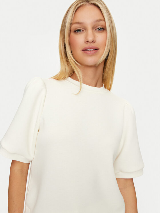 Vila Vila Majica dugih rukava Reflect 14097562 Écru Loose Fit