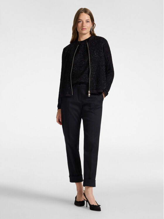 Elena Mirò Elena Mirò Felpa G818Z000732N033 Nero Regular Fit