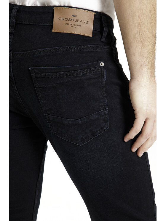 Cross Jeans Cross Jeans Jeansy E 185-188 Granatowy Slim Fit