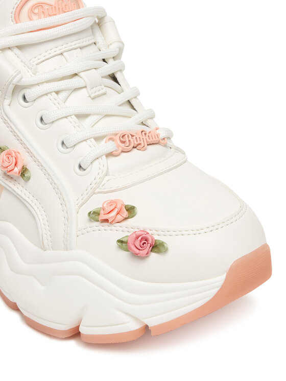 Buffalo Buffalo Sneakersy Binary Rose 2.0 1636665 Biały