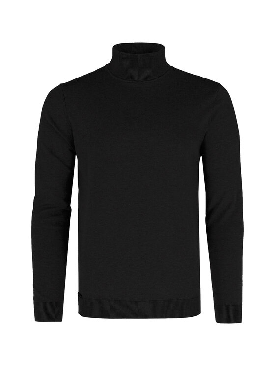 Volcano Volcano Sweter S-MAX Czarny Regular Fit