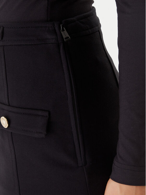 Guess Guess Спідниця трапеція W5BD61 KCMU2 Чорний Regular Fit