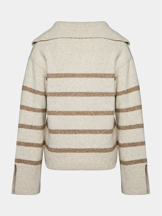 Gina Tricot Gina Tricot Пуловер 20423 Бежов Regular Fit