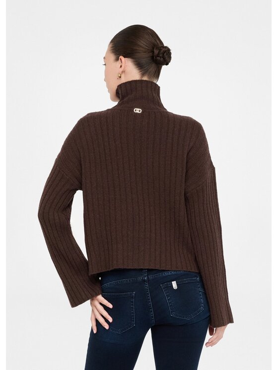 Liu Jo Liu Jo Maglione MF5425MS040X0385 Marrone Regular Fit