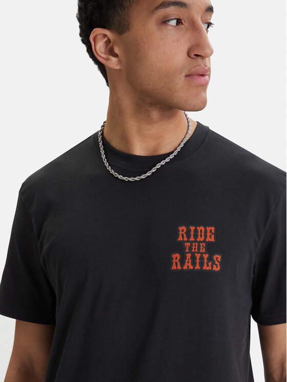 Element Element T-shirt Timber Guard Dogs ELYZT00572 Crna Regular Fit