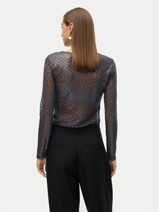 Vero Moda Vero Moda Блуза Safina 10317016 Сив Regular Fit