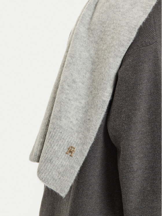 Tommy Hilfiger Tommy Hilfiger Шарф Luxe AW0AW16646 Сірий