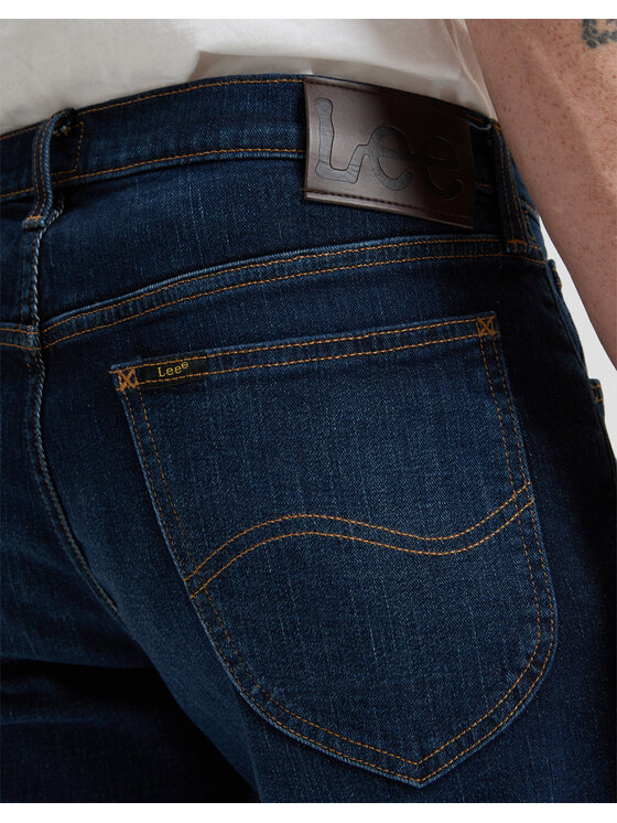 Lee Lee Jeansy 112339470 Granatowy Regular Fit