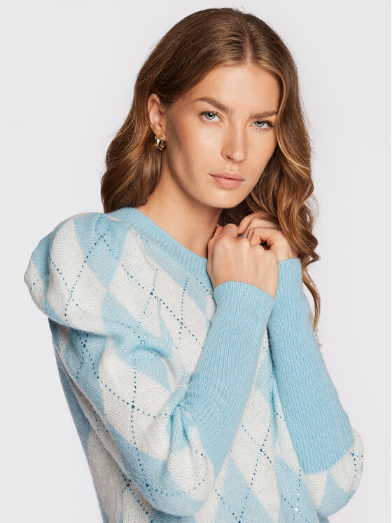 Maglione WF2304 MA79M Blu Regular Fit