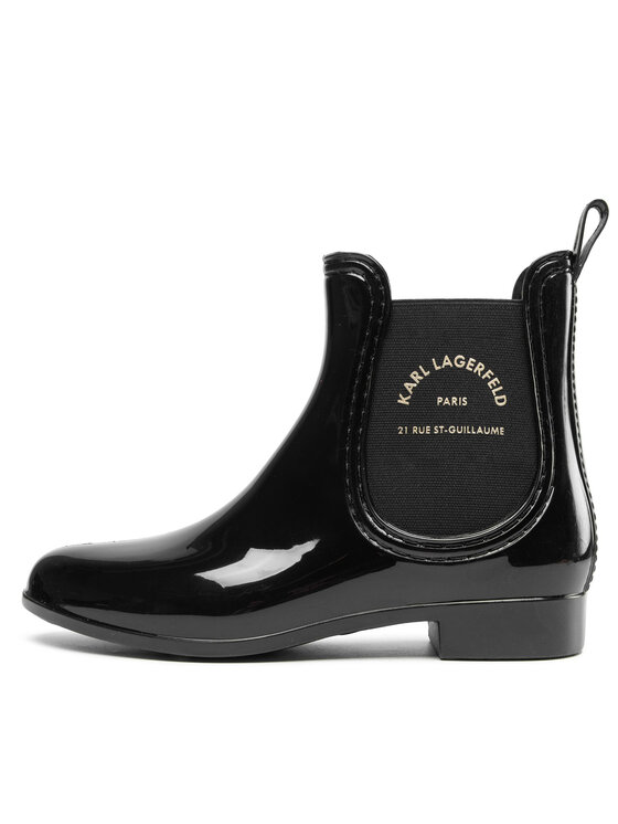 KARL LAGERFELD KARL LAGERFELD Гумени ботуши KL94770 Черен