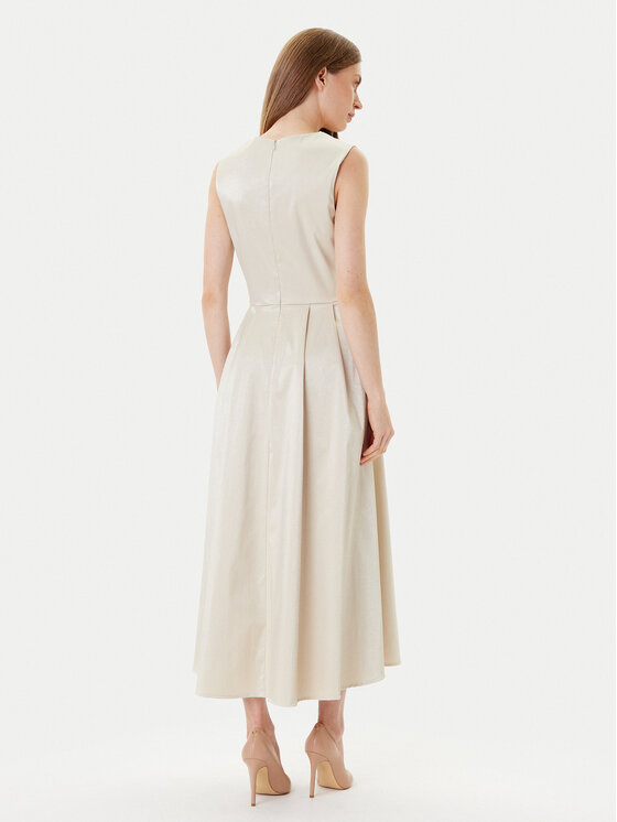 Rinascimento Rinascimento Rochie cocktail CFC0125066003 Bej Regular Fit