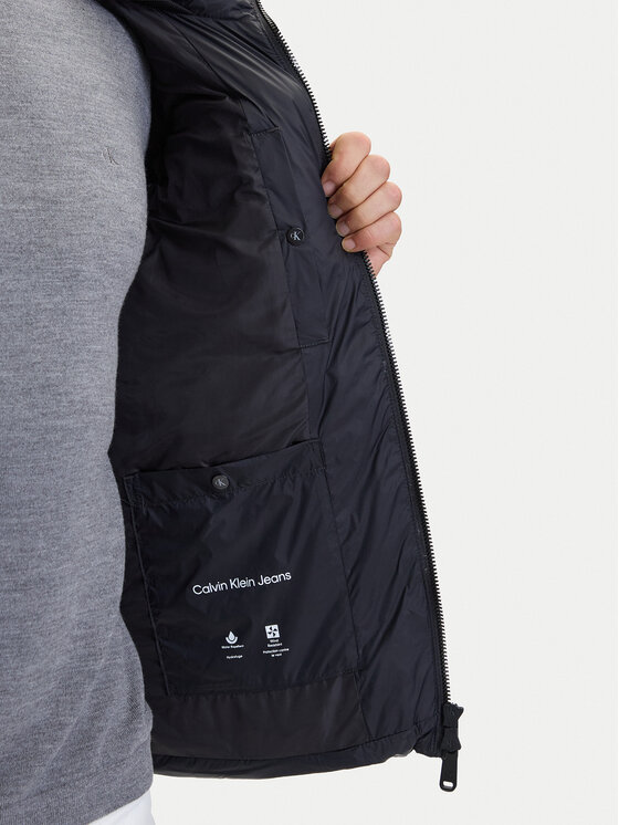 Calvin Klein Jeans Calvin Klein Jeans Пухено яке LV04RG515G Черен Regular Fit