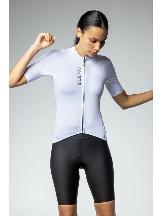 Alé Cycling Alé Cycling Koszulka rowerowa Solid Color Block 2.0 Biały Regular Fit