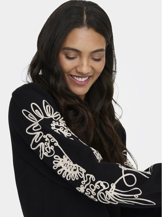 ONLY ONLY Pulover Magnolia 15367757 Negru Regular Fit