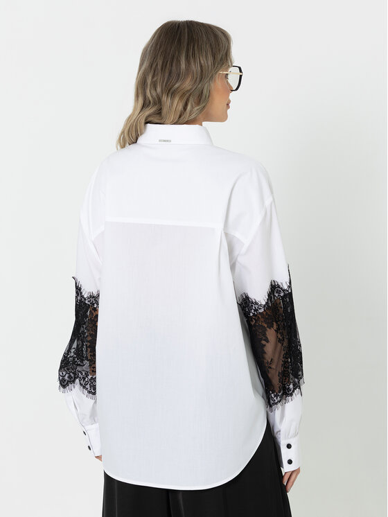 LIDIA KALITA LIDIA KALITA Koszula Dorothy Biały Loose Fit