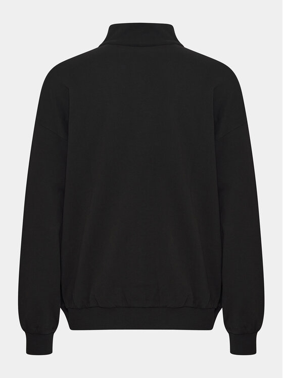 Solid Solid Bluză Ilham 21108129 Negru Relaxed Fit
