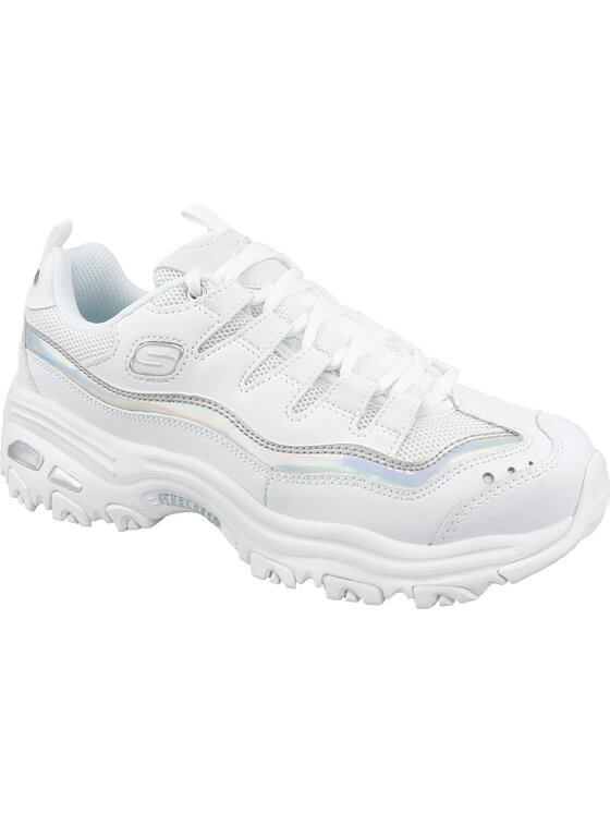 Skechers d'lites 3 white deals
