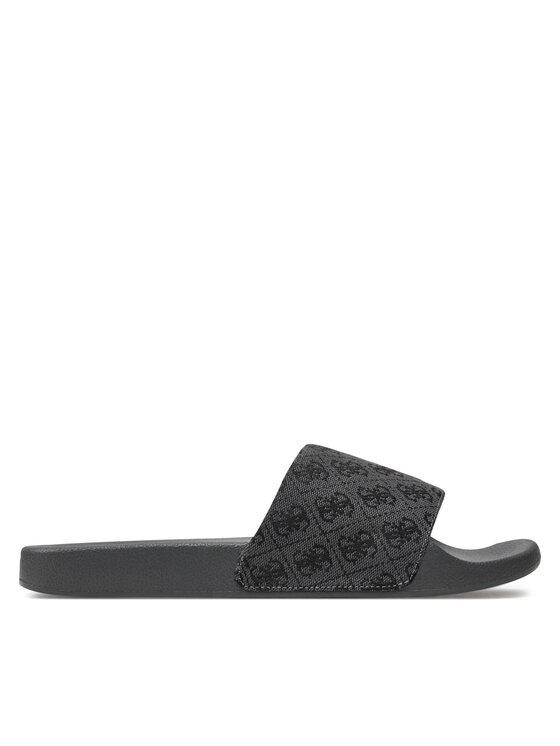 Guess Męskie Klapki, rozmiar 44, Czarne, Tokyo FMGTOJ FAB19