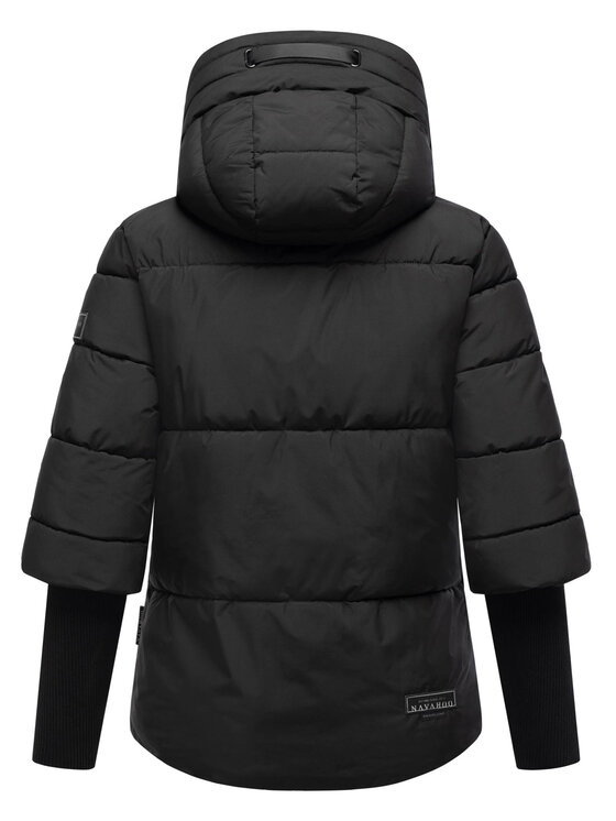 Navahoo Navahoo Kurtka zimowa Lotusherz Czarny Regular Fit