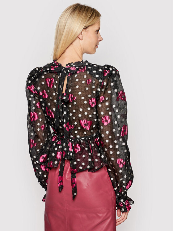 Blusa Calma 212395207 Nero Regular Fit
