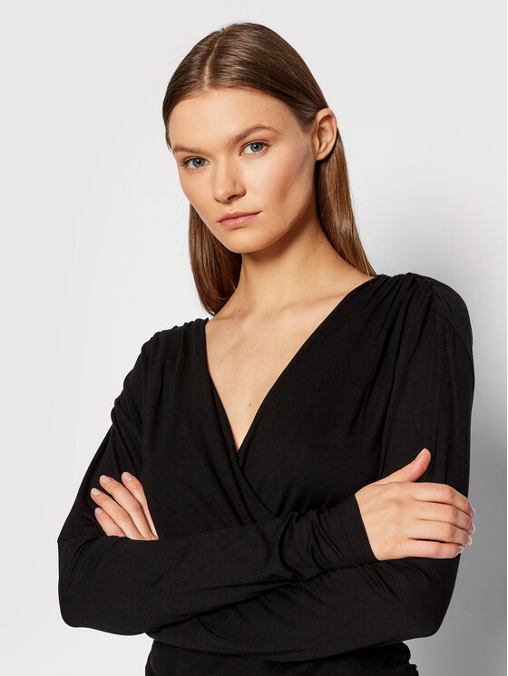 Blusa Olid 4217770 Nero Slim Fit