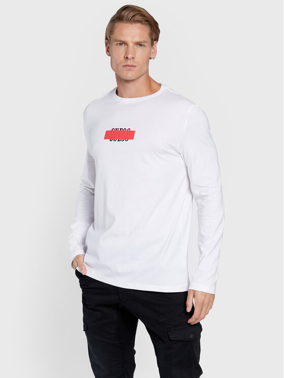 Longsleeve Ardis M2BI34 I3Z14 Bianco Regular Fit