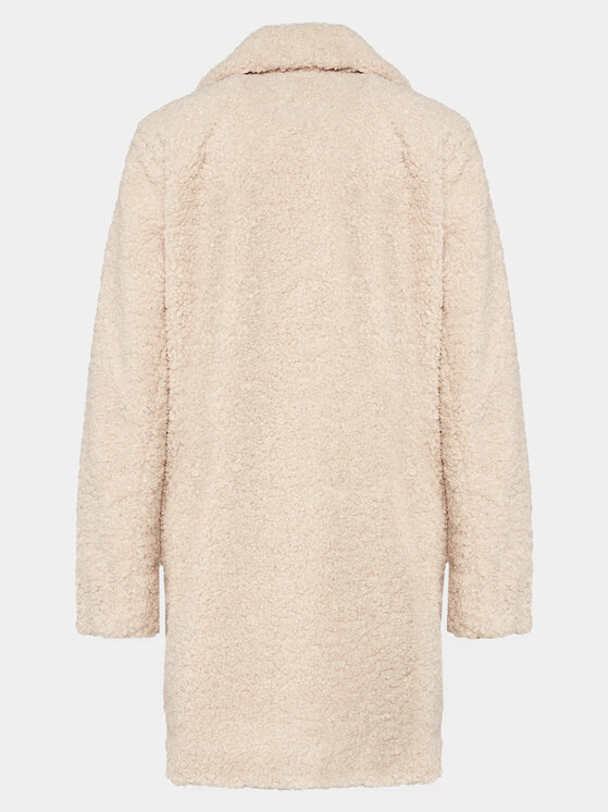 Vero Moda Curve Vero Moda Curve Fellmantel 10299551 Beige Regular Fit