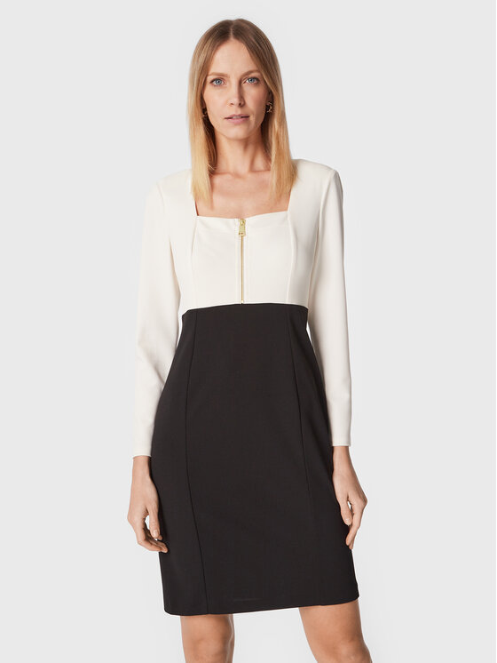 DKNY Cocktail obleka DD2J1378 Črna Regular Fit