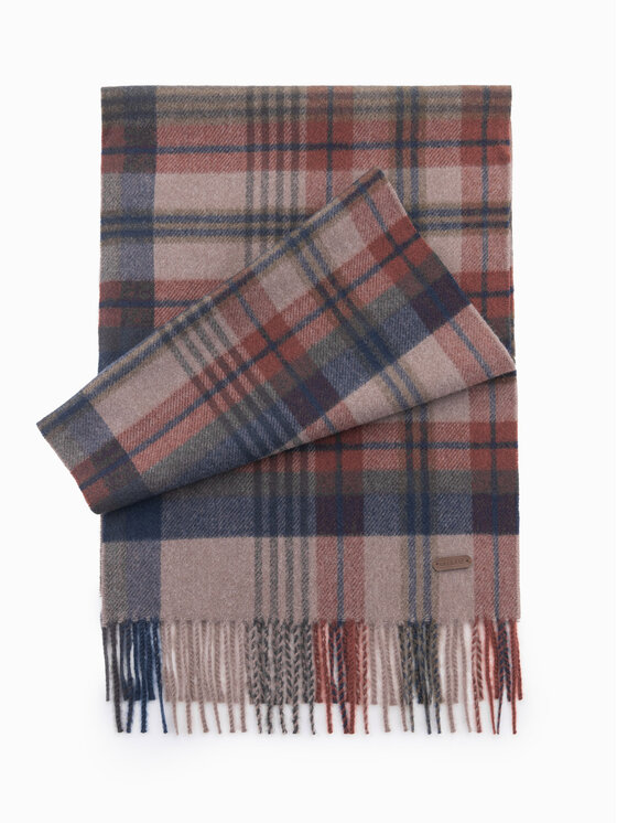 Ombre Ombre Szalik OM-ACSF-0113 Brązowy
