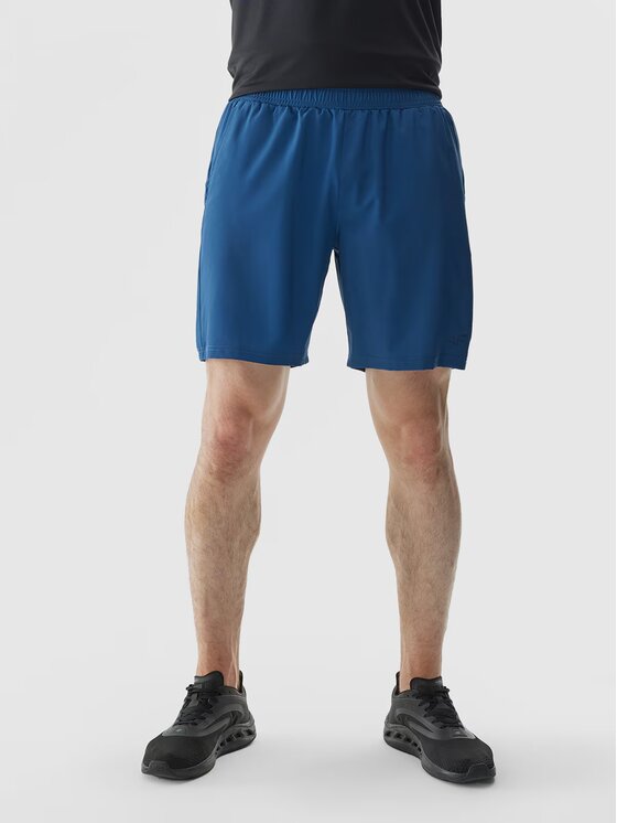 4F 4F Pantaloncini sportivi 4FWAW24TFSHM696-32S Blu Regular Fit