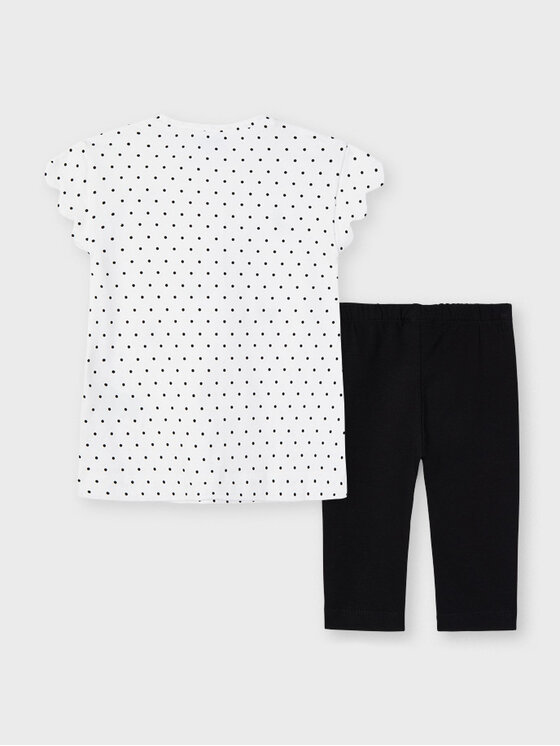 Completo maglietta e leggings 3734 Multicolore