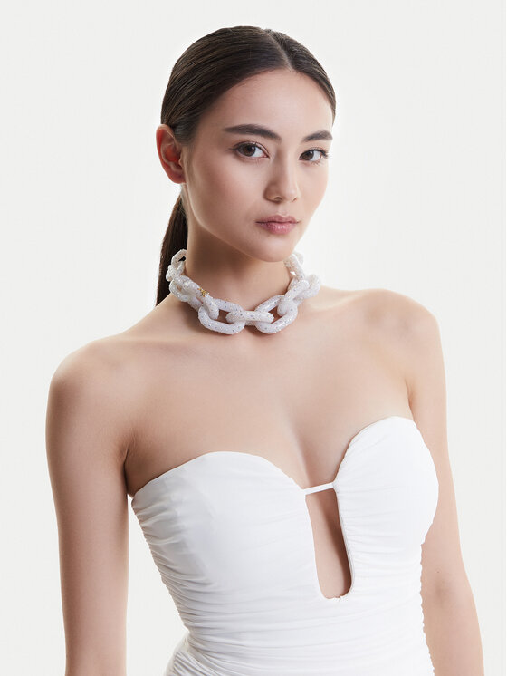 Elisabetta Franchi Elisabetta Franchi Náhrdelník 2J2518/V037-S623 Biela
