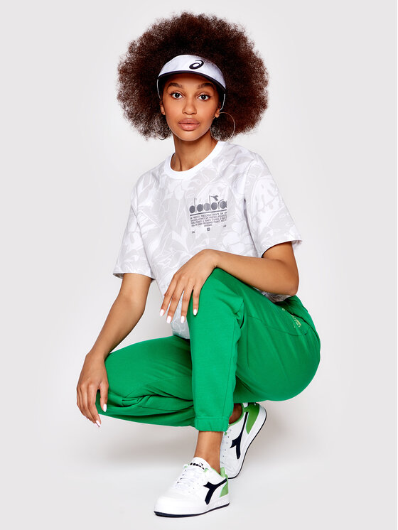 Diadora Diadora T-Shirt Manifesto 502.178412 Szary Regular Fit