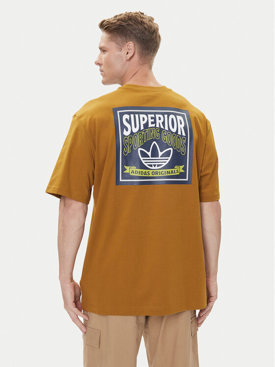 adidas adidas T-shirt Wabash JW0160 Smeđa Loose Fit